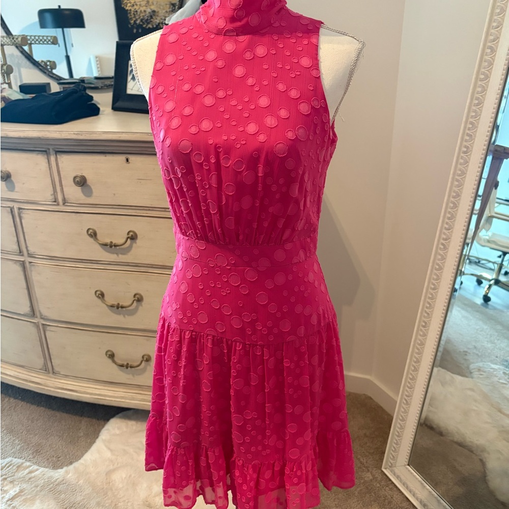 Eliza J Vibrant Pink Mini Dress